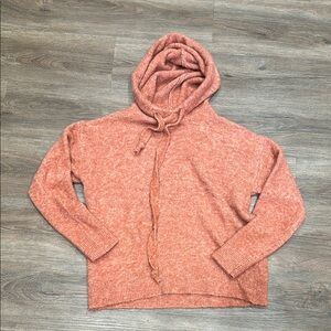 Cozy Pink Hooded Sweater